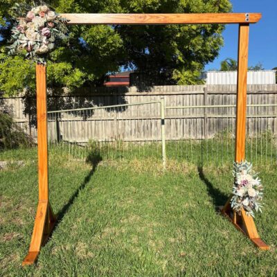 Wooden Wedding Arch