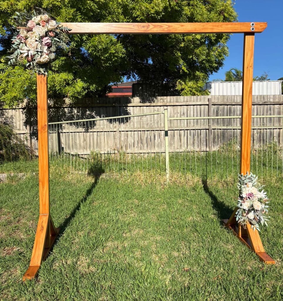 Wooden Wedding Arch