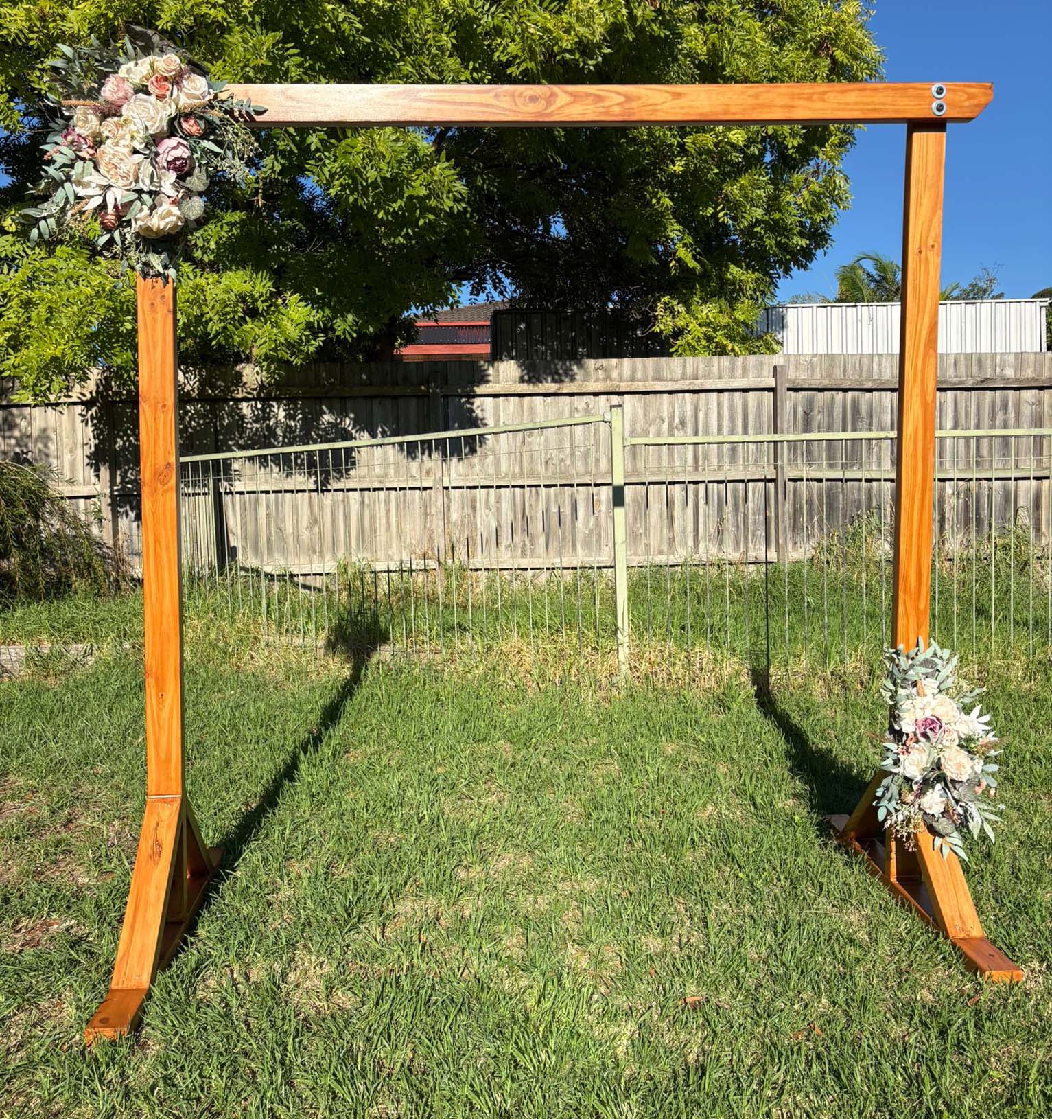 Wooden Wedding Arch