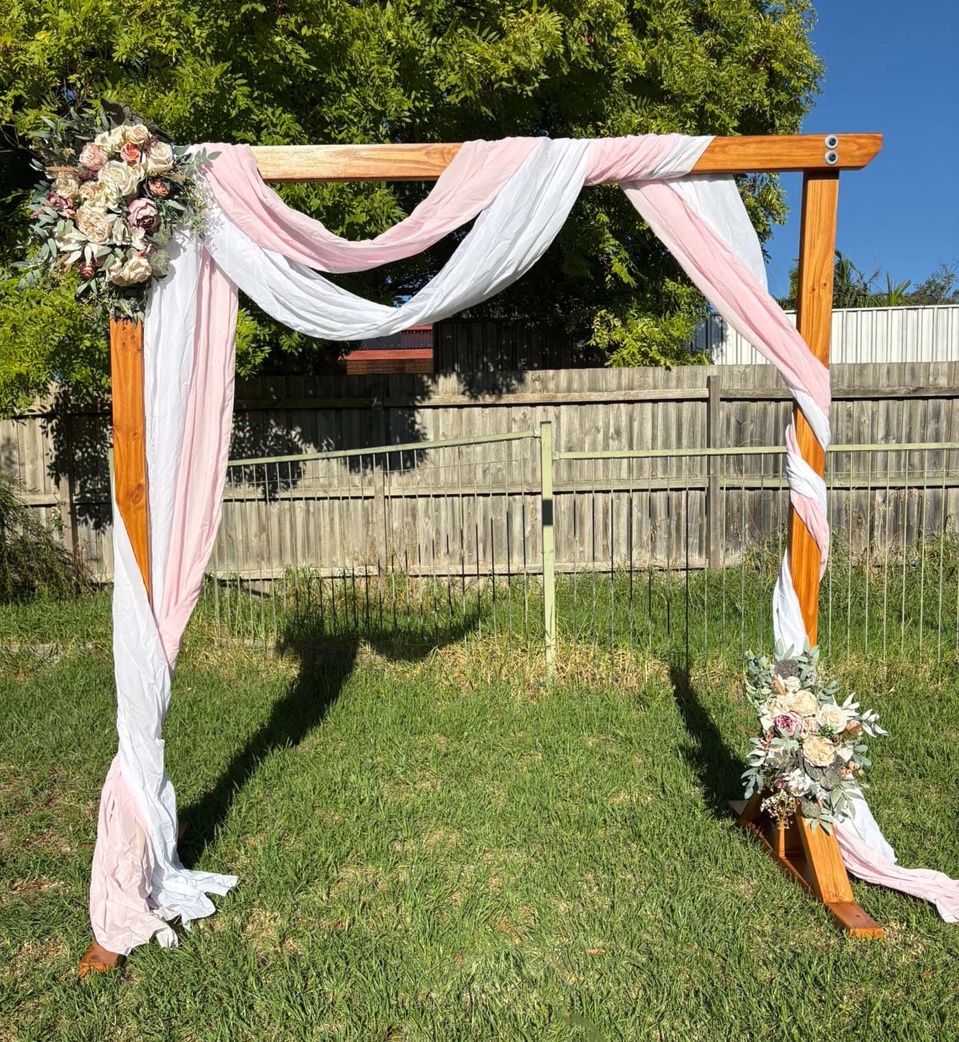 Wooden Wedding Arch