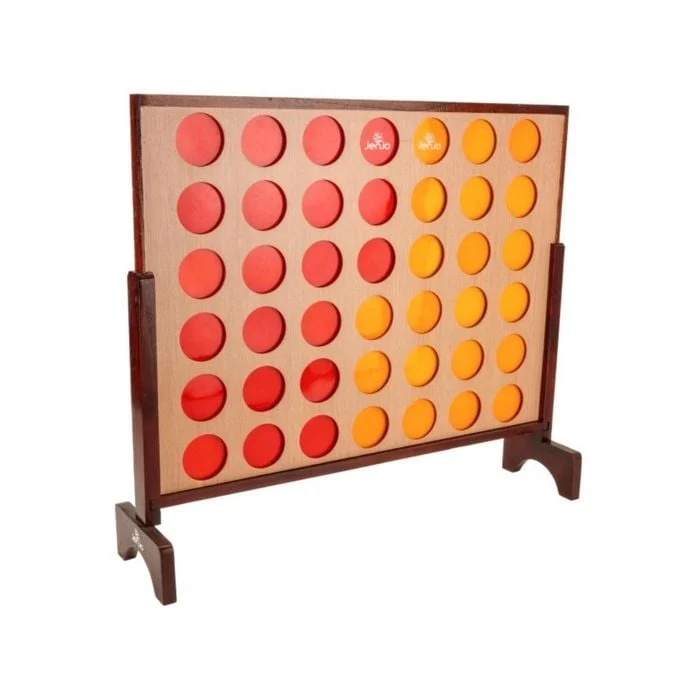 Giant4 Hardwood Indoor Outdoor Giant Connect Four In A Row Game Set 120x109cm